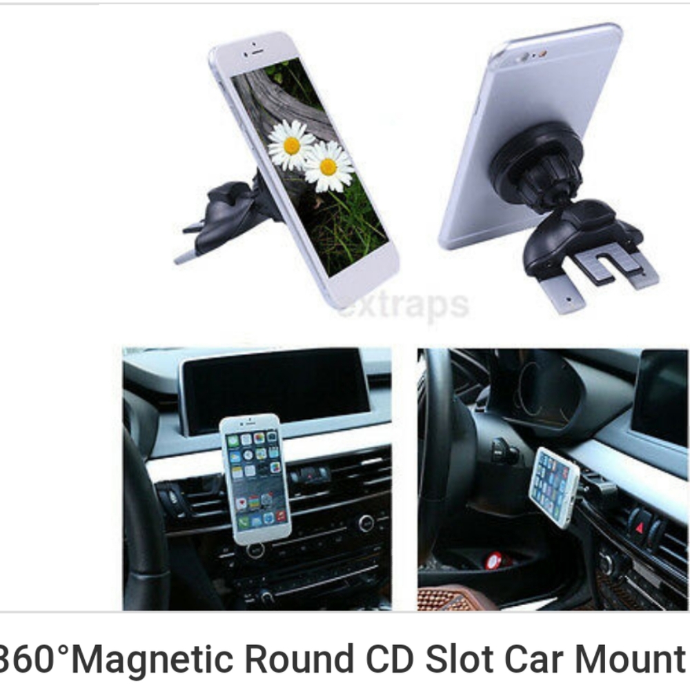 ❤❤3x25❤❤Magnetic CD Slot Car Phone Mount